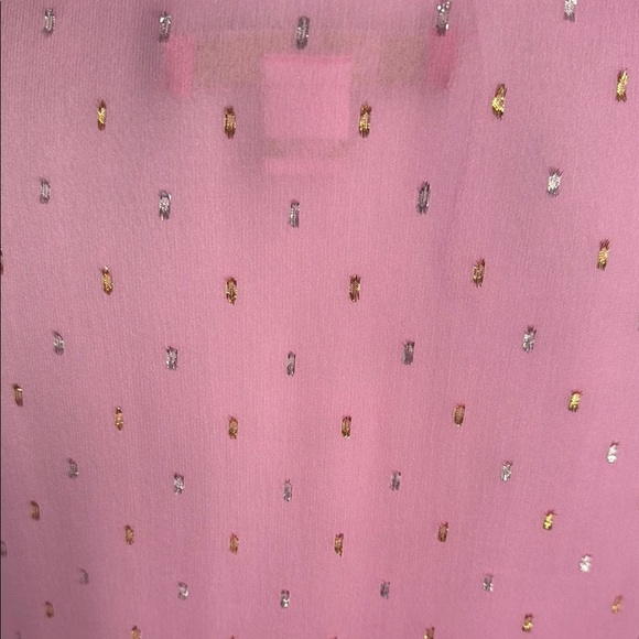 Lilly Pulitzer Pink Blouse with Ruffle Layers - Picture 7 of 10